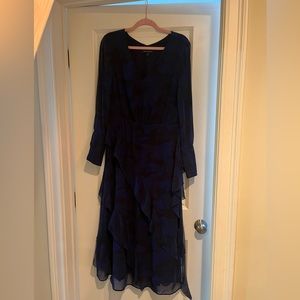 Banana Republic blue camo dress